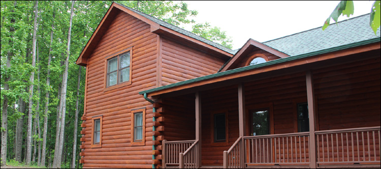 Log Home Staining in Newberry County,  South Carolina